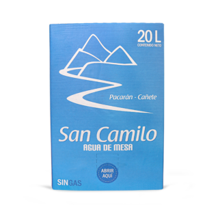 Agua San Camilo - Caja 20 LT